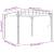 Gazebo cu acoperiș mobil Verde 3 x 3 x 2,14 m GartenMobel Dekor