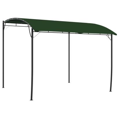 Foișor 3 x 3 x 2,55 m Verde Țesătură și Aluminiu 180 GartenMobel Dekor