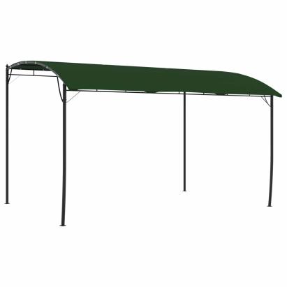 Foișor 4 x 3 x 2,55 m Verde Țesătură și Aluminiu 180 GartenMobel Dekor