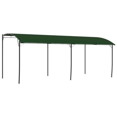 Foișor 6 x 3 x 2,55 m Verde Țesătură și Aluminiu 180 GartenMobel Dekor