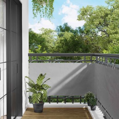 Ecran de balcon Gri deschis 75 x 200 cm GartenMobel Dekor