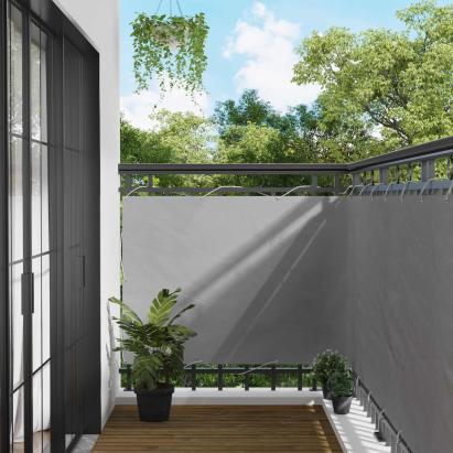 Ecran de balcon Gri deschis 110 x 500 cm Material Oxford GartenMobel Dekor