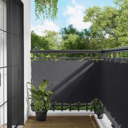 Ecran de balcon Antracit 100 x 200 cm Material Oxford GartenMobel Dekor