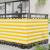 Ecran de balcon Galben și alb 100 x 500 cm Material Oxford GartenMobel Dekor