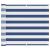 Ecran de balcon 100x400 cm albastru-alb, material Oxford, UV