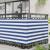 Ecran de balcon 100x1000 cm, material oxford, albastru si alb