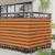 Ecran de balcon 120x200 cm portocaliu maro, rezistent UV și hidrofug