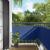 Ecran de balcon albastru 75 x 200 cm Oxford alu acoperit cu PU GartenMobel Dekor