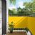 Ecran de balcon galben 100x400 cm din material Oxford, rezistent UV