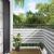 Ecran de balcon gri-alb 75x1000 cm, paravan intimitate rezistent UV
