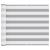 Paravan balcon gri/alb 100x200 cm, rezistent UV si apa, model dungi