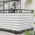 Paravan balcon gri/alb 100x200 cm, rezistent UV si apa, model dungi