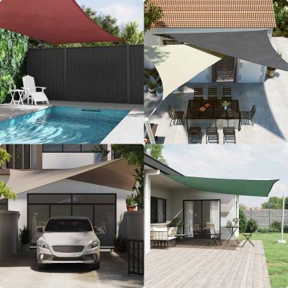 Pânză de umbră Crem 6 x 2,5 m 100% poliester Oxford GartenMobel Dekor