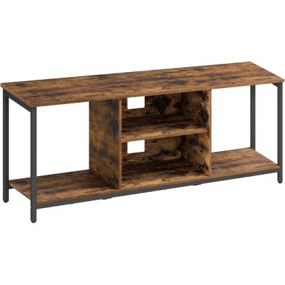 Comodă TV VASAGLE pentru televizor până la 65 inch, stil industrial, 147 cm