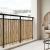 Gard de Grădină Carbonizat 600 x 100 cm Stuf GartenMobel Dekor