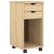 Cabinet mobil cu roata Maro 34 x 39 x 65,5 cm Lemn masiv de pin GartenMobel Dekor