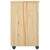 Cabinet mobil cu roata Maro 34 x 39 x 65,5 cm Lemn masiv de pin GartenMobel Dekor