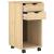 Cabinet mobil cu roata Maro 34 x 39 x 65,5 cm Lemn masiv de pin GartenMobel Dekor