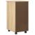 Cabinet mobil cu roata Maro 34 x 39 x 65,5 cm Lemn de pin masiv GartenMobel Dekor