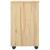 Cabinet mobil cu roata Maro 34 x 39 x 65,5 cm Lemn de pin masiv GartenMobel Dekor