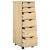 Cabinet mobil cu roata Maro 34 x 39 x 93,5 cm Lemn de pin masiv GartenMobel Dekor