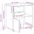 Cabinet mobil Maro 63,5 x 39 x 65,5 cm Lemn de pin masiv GartenMobel Dekor