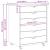 Dulap mobil cu sertare MOSS Lac transparent 53 x 39 x 65,5 cm GartenMobel Dekor