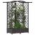 Pat Ridicat cu Trellis și Acoperiș Maro 124 x 40 x 126 cm PP GartenMobel Dekor