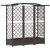 Pat Ridicat cu Trellis și Acoperiș Maro 163 x 40 x 126 cm PP GartenMobel Dekor