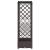Pat Ridicat cu Trellis și Acoperiș Maro 163 x 40 x 126 cm PP GartenMobel Dekor
