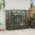 Pat Ridicat cu Trellis și Acoperiș Maro 203,5 x 40 x 125 cm PP GartenMobel Dekor
