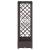 Pat Ridicat cu Trellis și Acoperiș Maro 203,5 x 40 x 125 cm PP GartenMobel Dekor