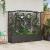 Pat Ridicat cu Trellis și Acoperiș Maro 204 x 40 x 141 cm PP GartenMobel Dekor
