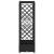 Pat Ridicat cu Trellis și Acoperiș Negru 203,5 x 40 x 125 cm PP GartenMobel Dekor