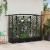 Pat Ridicat cu Trellis și Acoperiș Negru 203,5 x 40 x 125 cm PP GartenMobel Dekor