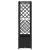 Pat Ridicat cu Trellis și Acoperiș Negru 163 x 40 x 141 cm PP GartenMobel Dekor