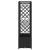 Pat Ridicat cu Trellis și Acoperiș Negru 204 x 40 x 141 cm PP GartenMobel Dekor