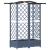 Pat Ridicat cu Trellis și Acoperiș Gri 124 x 40 x 126 cm PP GartenMobel Dekor