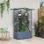 Pat Ridicat cu Trellis și Acoperiș Gri 122 x 40 x 141 cm PP GartenMobel Dekor