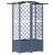 Pat Ridicat cu Trellis și Acoperiș Gri 122 x 40 x 141 cm PP GartenMobel Dekor