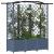 Pat Ridicat cu Trellis și Acoperiș Gri 163 x 40 x 141 cm PP GartenMobel Dekor