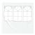 Perete lateral pentru cort de petrecere 2 pcs 200 x 195 cm Alb GartenMobel Dekor