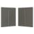 Perete lateral pentru cort de petrecere 2 pcs Antracit GartenMobel Dekor