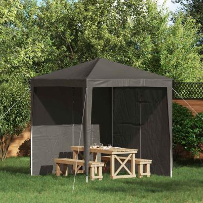 Perete lateral pentru cort de petrecere 2 pcs Antracit GartenMobel Dekor