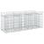 Pat ridicat din gabion Argintiu GartenMobel Dekor