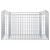 Pat ridicat din gabion Argintiu GartenMobel Dekor