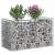 Pat ridicat din gabion Argintiu GartenMobel Dekor