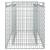 Pat ridicat din gabion Argintiu GartenMobel Dekor