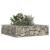 Pat ridicat din gabion Argintiu GartenMobel Dekor
