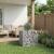 Pat ridicat din gabion Argintiu GartenMobel Dekor
